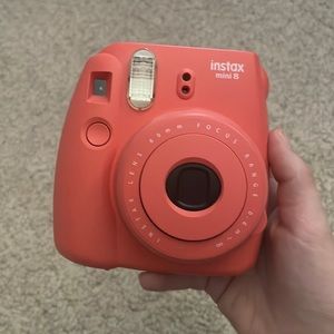 Instax Mini 8 Polaroid Camera With Film - Coral